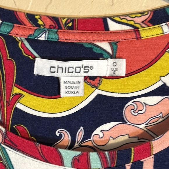 Chico’s Touch Of Cool™ Abstract Draped Tunic - Picture 6 of 12